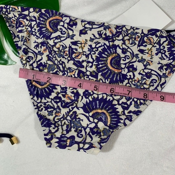 NWT Tory Burch 'Madura' Bikini String Bottoms Blue [SZ M ]‎ #R842 - Picture 6 of 7